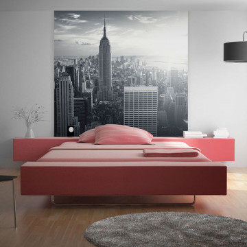 Fototapet - Amazing view to New York Manhattan at sunrise - Img 1