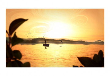 Fototapet - Blissful fishing - Img 2