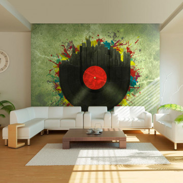 Fototapet - Colorful melodies of the city - Img 1
