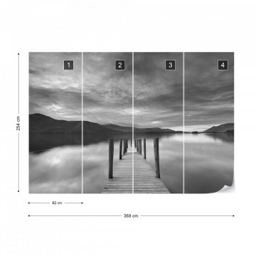 Fototapet - Drumul către Liniște – Alb-Negru - Img 10