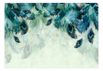 Fototapet - Emerald Feathers - Img 2