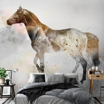 Fototapet - Fiery Steed - Img 1