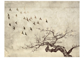 Fototapet - Flock of birds - Img 2