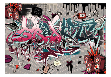 Fototapet - Graffiti: hey You! - Img 2