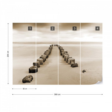Fototapet - Mare de Liniște – Sepia - Img 10