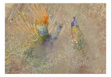 Fototapet - Peacocks Dancing - First Variant - Img 2