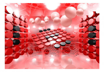 Fototapet - Playing in red and black - Img 4
