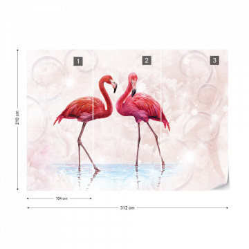 Fototapet Tropical Flamingo - Img 16