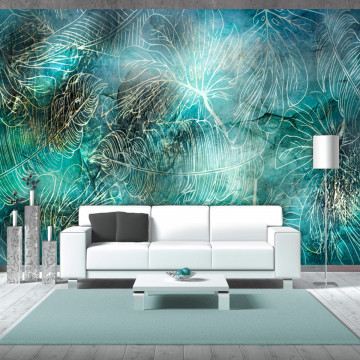 Fototapet - Turquoise Vegetation - Img 1