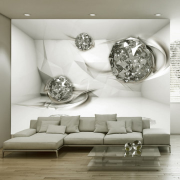 Fototapet - White topazes - Img 1