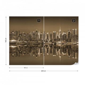 New York – Reflexie în Apă, Sepia - Img 14