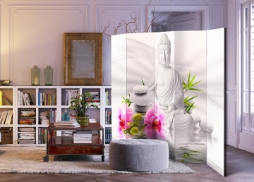 Paravan - Buddha and Orchids II [Room Dividers] - Img 2