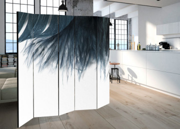 Paravan - Dark Blue Feather II [Room Dividers] - Img 2