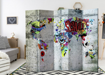Paravan - Graffiti World [Room Dividers] - Img 2