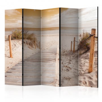 Paravan - On the beach - sepia II [Room Dividers] - Img 1