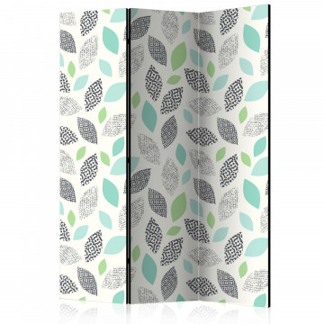 Paravan - Patterned Leaves [Room Dividers] - Img 1
