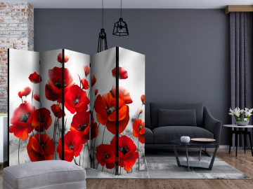 Paravan - Poppies in the Moonlight II [Room Dividers] - Img 2