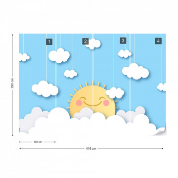 Soare Vesel printre Nori – Efect Papercut - Img 17