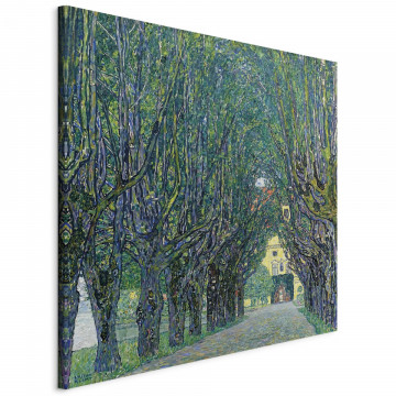 Tablou - Alley of Trees in the Park at the Kammer Castle Art - Img 1