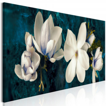 Tablou - Avant-Garde Magnolia (1 Part) Narrow Turquoise - Img 1