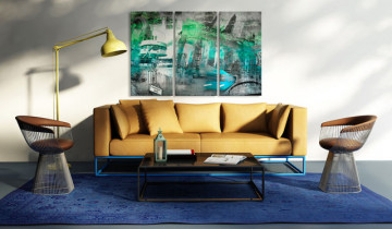 Tablou - Berlin - architecture (green) - Img 4