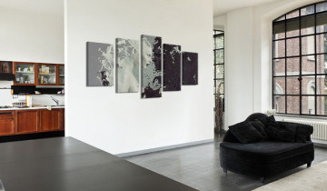 Tablou - Black or white? - 5 pieces - Img 4