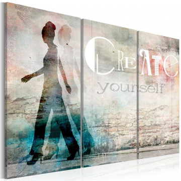 Tablou - Create yourself - triptych - Img 1