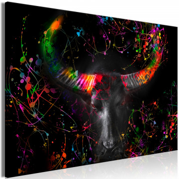 Tablou - Enraged Bull (1 Part) Vertical - Second Variant - Img 1