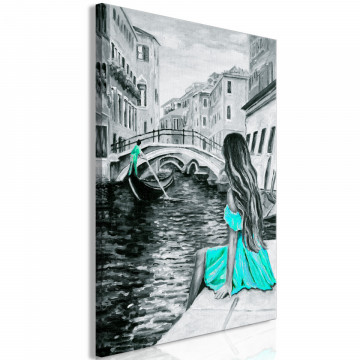 Tablou - Far Dreams (1 Part) Vertical Blue - Img 1