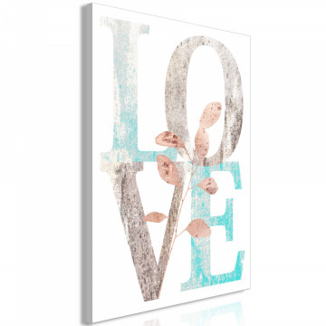 Tablou - Flourishing Letters (1 Part) Vertical - Img 1