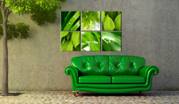 Tablou - Fresh green leaves - Img 2