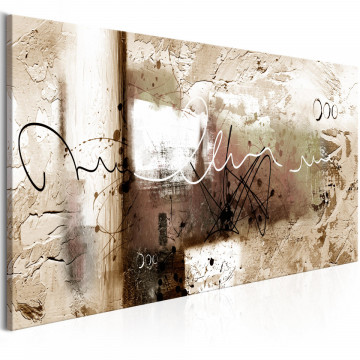 Tablou - Hammer (1 Part) Beige Narrow - Img 1