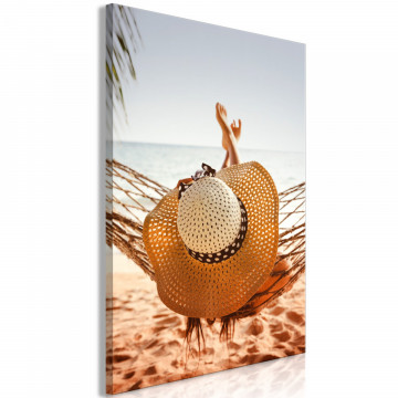 Tablou - Hammock on the Beach (1 Part) Vertical - Img 1