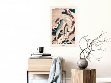 Tablou - Japanese Cranes (1 Part) Vertical - Img 1