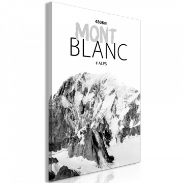 Tablou - Mont Blanc (1 Part) Vertical - Img 2
