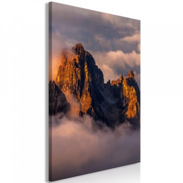 Tablou - Mountains in the Clouds (1 Part) Vertical - Img 1