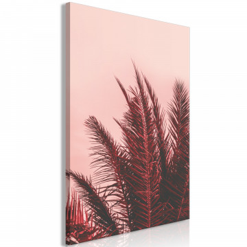 Tablou - Palm Trees at Sunset (1 Part) Vertical - Img 1