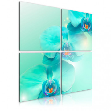 Tablou - Sky-blue orchids - Img 1