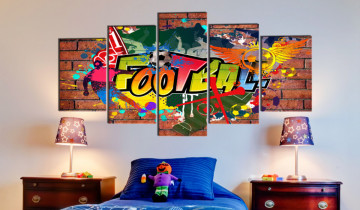 Tablou - soccer (graffiti) - Img 2
