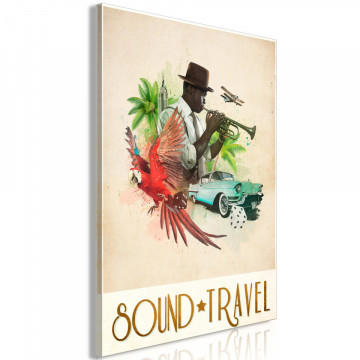 Tablou - Sound Travel (1 Part) Vertical - Img 1