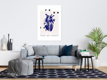 Tablou - Take My Heart (1 Part) Vertical - Img 1