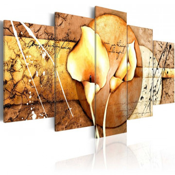 Tablou - The Secret of Calla Lily - Gold - Img 1