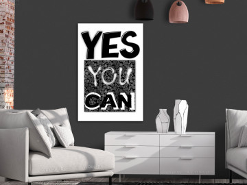 Tablou - Yes You Can (1 Part) Vertical - Img 2