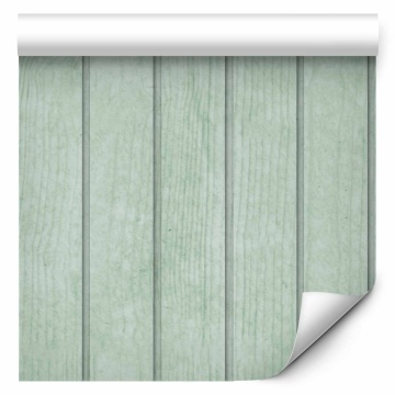 Tapet - Delicate Wood - Vertical stripes in a pastel green shade. - Img 8