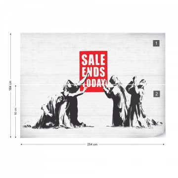 Banksy Graffiti Photo Wallpaper Wall Mural - Img 5
