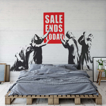 Banksy Graffiti Photo Wallpaper Wall Mural - Img 14