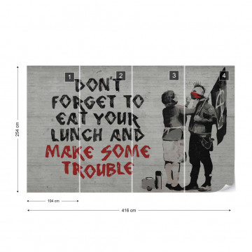 Banksy Graffiti Photo Wallpaper Wall Mural - Img 4