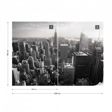 Empire State Building – Vedere de Ansamblu, Alb-Negru - Img 14