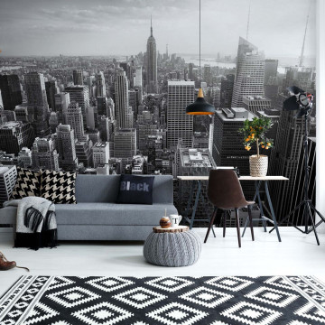 Empire State Building – Vedere de Ansamblu, Alb-Negru - Img 2