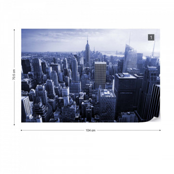 Empire State Building – Vedere de Ansamblu, Albastru - Img 1